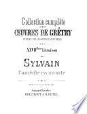 Collection complète des œuvres: Sylvain
