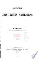 Collection d'historiens arméniens ...