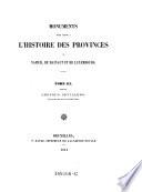 Collection de chroniques Belges inédites