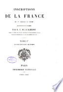Collection de documents inédits sur l'histoire de France