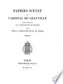 Collection de documents inédits sur l'histoire de France
