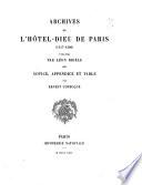 Collection de documents inédits sur l'histoire de France