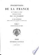 Collection de documents inédits sur l'histoire de France