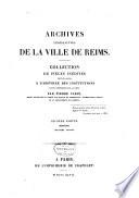 Collection de documents inédits sur l'histoire de France