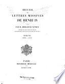Collection de documents inédits sur l'histoire de France