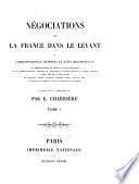 Collection de documents inédits sur l'histoire de France