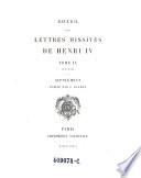 Collection de documents inédits sur l'histoire de France
