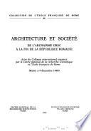 Collection de l'École française de Rome