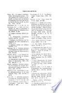 Collection de tables de revues belges