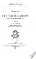 Collection de textes pour servir à l'étude et à l'enseignement de l'histoire