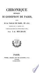 Collection des chroniques nationales françaises ... du 13e au 16e siècle, avec notes par J.A. Buchon. [With] Suppl