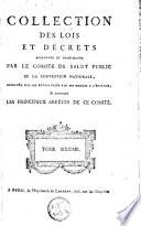 Collection des lois et décrets