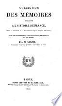 Collection des mémoires relatifs à l'histoire de France depuis la fondation de la monarchie française jusq'au 13e siècle