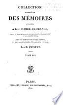 Collection des mémoires relatifs à l'histoire de France
