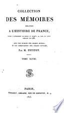 Collection des mémoires relatifs à l'histoire de France