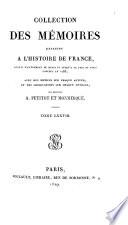 Collection des mémoires relatifs à l'histoire de France