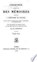 Collection des memoires relatifs a l'histoire de France
