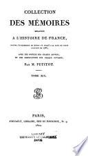 Collection des mémoires relatifs à lh̓istoire de France...