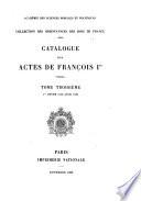 Collection des ordonnances des rois de France: 1er janvier 1535-avril 1539