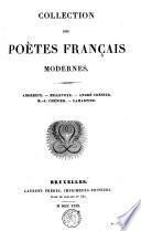 Collection des poètes français modernes