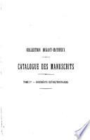 Collection Dugast-Matifeux: ptie. Documents antérieurs à la révolution, par R. Blanchard. 2. ptie. Documents divers, par J. Rousse et M. Giraud-Mangin