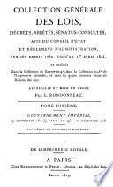 Collection générale des lois