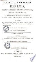 Collection générale des lois