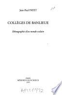 Collèges de banlieue