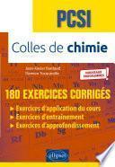 Livre Colles de chimie - PCSI - Programme 2021