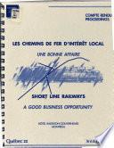 Colloque les Chemins de Fer d'Intérêt Local