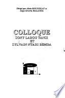 Colloque Sony Labou Tansi et Sylvain Ntari Bemba