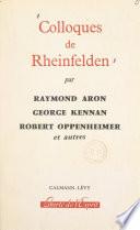 Colloques de Rheinfelden
