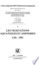 Colloques Phytosociologizues. 11