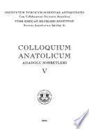 Colloquium anatolicum