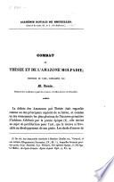 Combat de Thésée et de l'amazone Molpadie