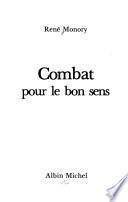 Combat pour le bon sens