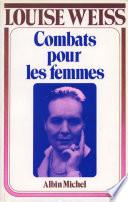 Combats pour les femmes, 1934-1939
