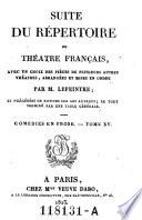 Comédies en prose. Tome XV