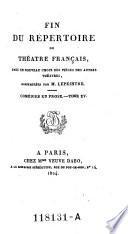 Comédies en prose. Tome XV