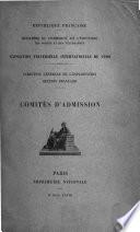 Comités d'admission
