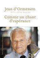 Comme un chant d'espérance