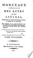 Commences le Lundi de Paques, et finis le Lundi de la Pentecote (etc.)
