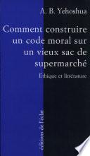Comment construire un code moral sur un vieux sac de supermarché