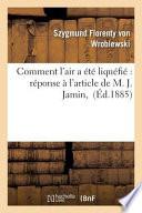 Comment l'Air a Ete Liquefie