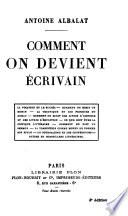 Comment on devient écrivain