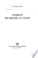 Comment on mesure le temps