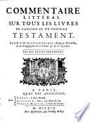 Commentaire littéral sur tous les livres de l'ancien et du nouveau testament: Les XII. petits prophetes (1719)