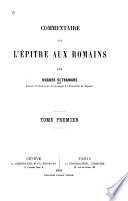 Commentaire sur l'Épitre aux Romains