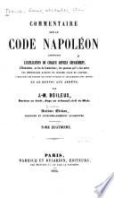 Commentaire sur le Code Napoléon