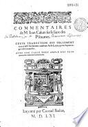 Commentaires sur le livre des psaumes